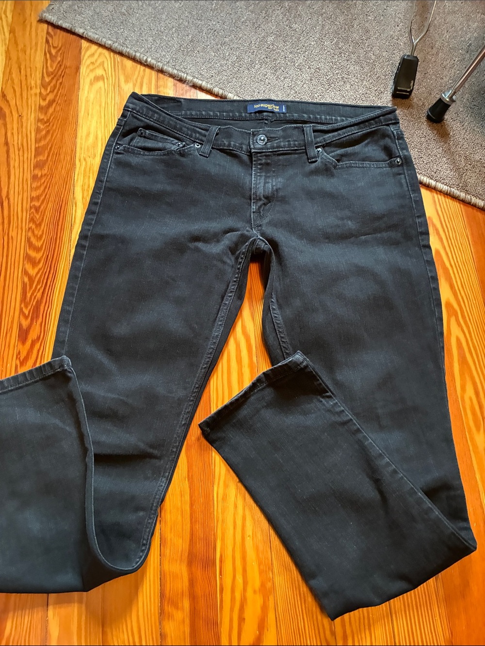 Levi's Women's Too Superlow 524 Jeans - Black